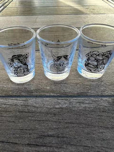 Shot Glasses - Set of 3